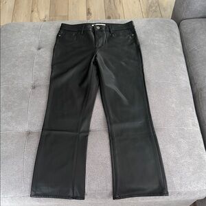 Zara Black Leather Pants